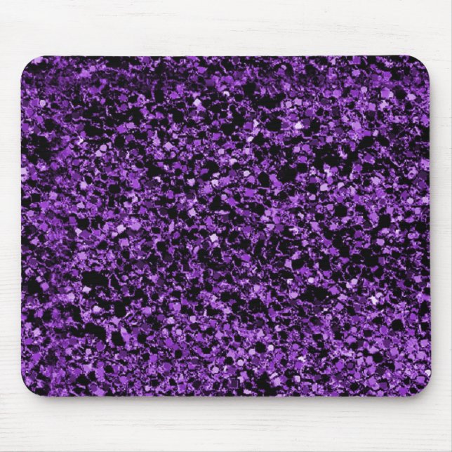 Glitter purple mouse mat (Front)