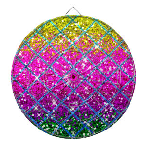 Glitter Purple Snakeskin Dartboard