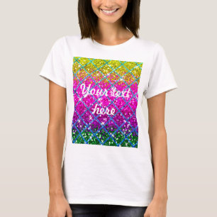 Glitter Purple Snakeskin T-Shirt