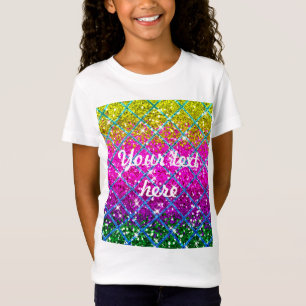 Glitter Purple Snakeskin T-Shirt