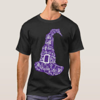 Glitter Purple Witch Magic Hat Halloween Costume W