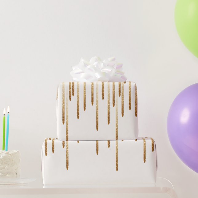 Glitter rain wrapping paper (Party Gifts)