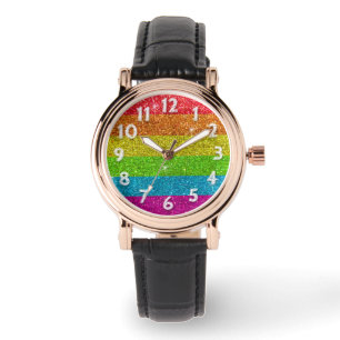 Glitter Rainbow Flag Marriage Equality Gay Pride Watch