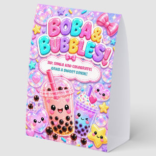Glitter Rainbow Squishies Party Bubble Tea Drinks 