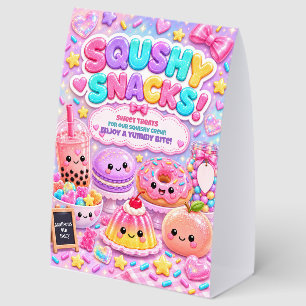Glitter Rainbow Squishy Snacks Birthday Party