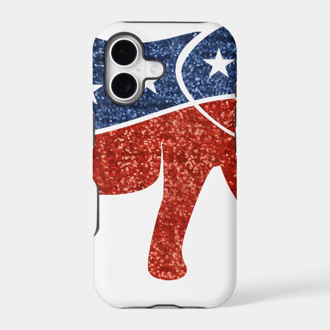glitter republican elephant (Back)