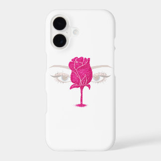 Glitter Rose Eyes Shirt | Pink Rose Aesthetic Tee