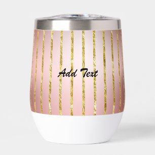Glitter Rose Gold Add Text
