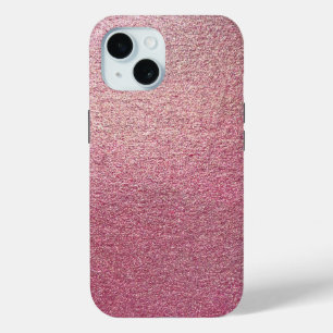 Glitter Rose Gold iPhone 15 Case