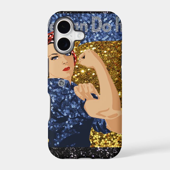 glitter rosie the riveter (Back)