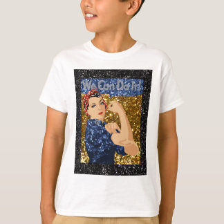 glitter rosie the riveter T-Shirt
