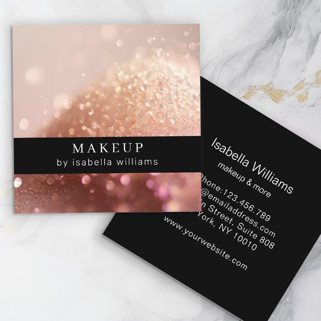 Glitter Salon Business Card (Creator Uploaded)