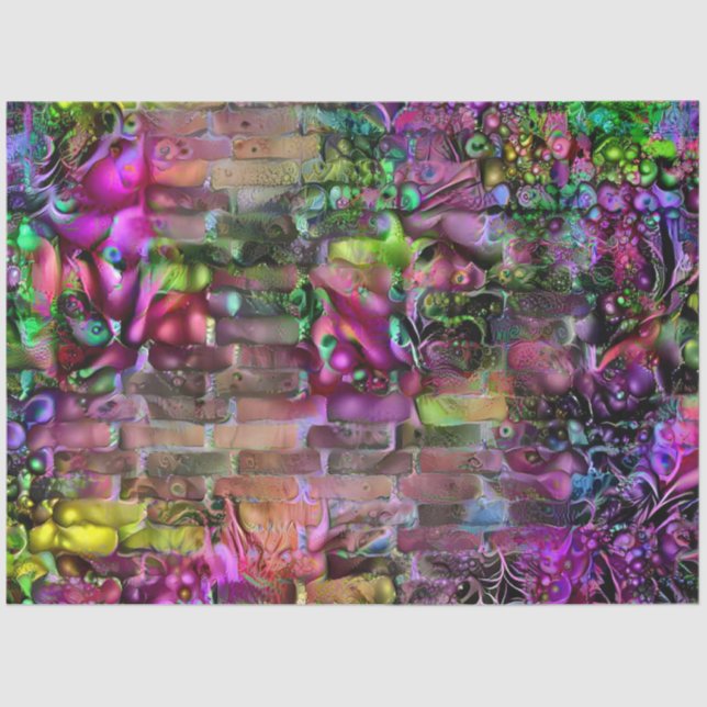 Glitter Sea World Modern Art Collection Tissue Paper (Front)