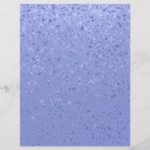 Glitter Shimmer Paper Blue Scrapbook Paper