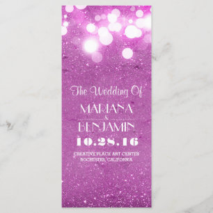 glitter shimmer purple string lights program programme