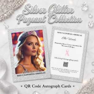 Glitter Shine Pageant Autograph Cards QR Code