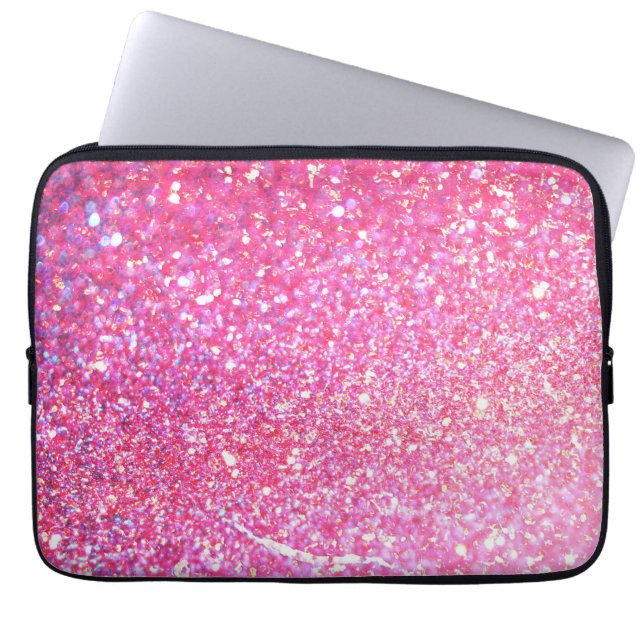 Glitter Shiny Luxury Laptop Sleeve (Front)