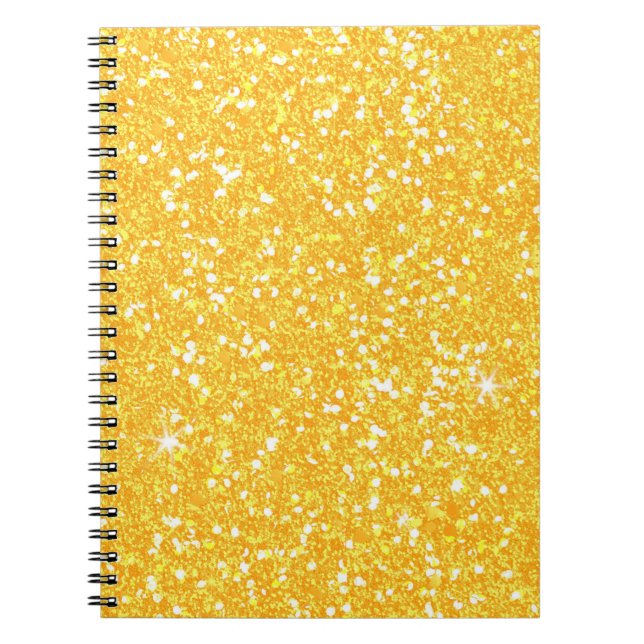 Glitter Shiny Sparkley Notebook (Front)