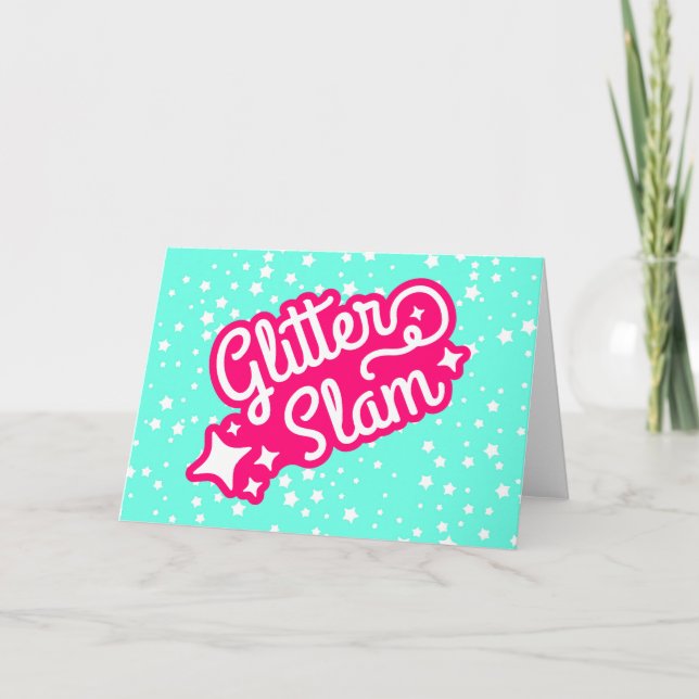 Glitter Slam Card (Front)