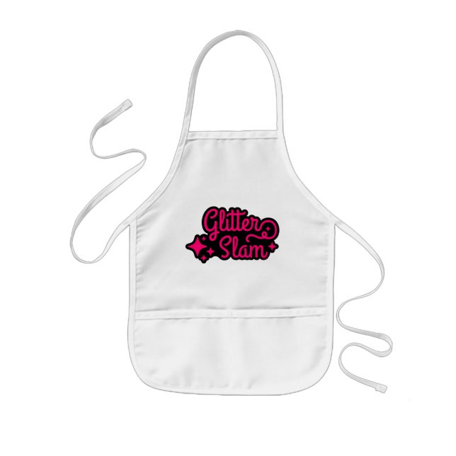 Glitter Slam Kids Apron (Front)
