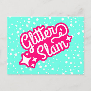 Glitter Slam Postcard
