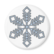 Glitter Snowflake - Baby Blue Branches