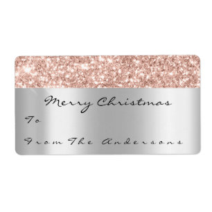 Glitter Spark Rose Grey Holidays Christmas Season
