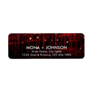 Glitter Sparkle Confetti Dots Modern Return labels