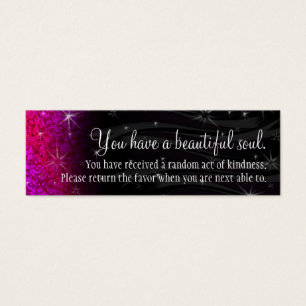 Glitter Sparkles Bling Pay It Forward Template Gem