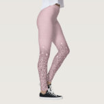 Glitter sparkling rose gold  leggings<br><div class="desc">Sparkling glitter rose gold design</div>