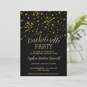 Glitter Splash Party Invitation