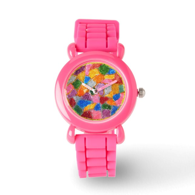 Glitter Stained Glass Watch (Front)