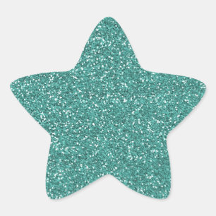 GLITTER STAR BABY SHOWER STICKER