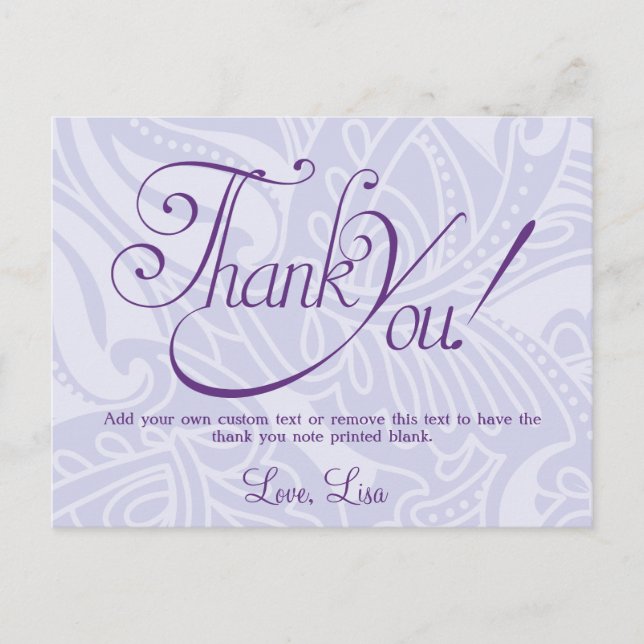 Glitter, Sweet Sixteen Thank You Cards (Front)