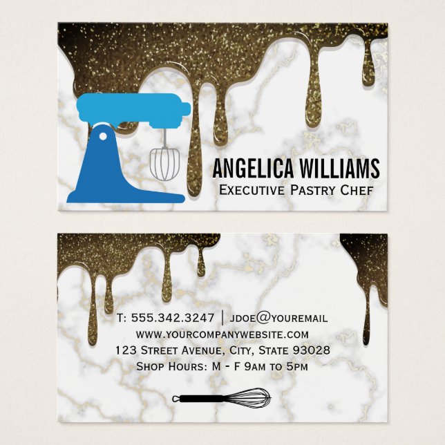 Glitter Syrup | Mixer | Marble (Front & Back)