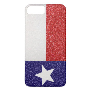 Glitter Texas flag iPhone 7 case