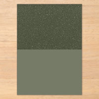 Glitter Top Moss Green Acrylic Invite – Customise