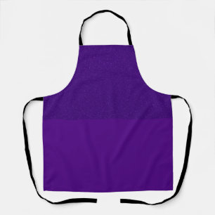 Glitter Top Purple Colour Block Apron – Customise