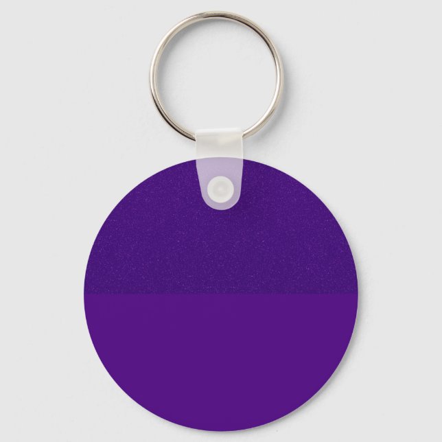 Glitter Top Purple Custom Keychain (Front)