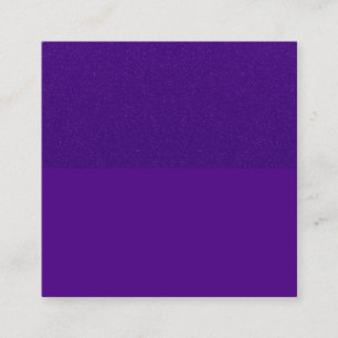 Glitter‑Top Royal Purple Square Card – Customize