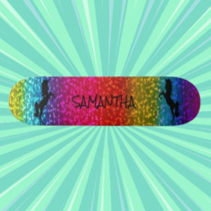 Glitter Unicorn Skateboard