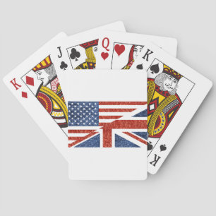glitter usa uk playing cards