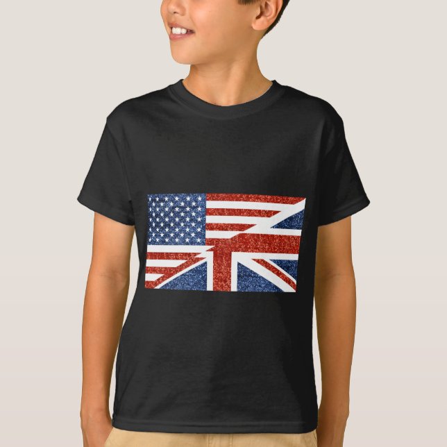 glitter usa uk T-Shirt (Front)