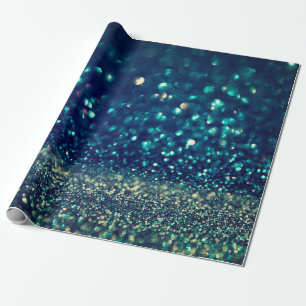 glitter vintage lights background. gold, silver, b wrapping paper