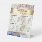 Glitter Watercolor and Gold Foil Price List
