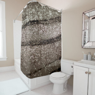 Glitter Waves Glam 2 Shower Curtain