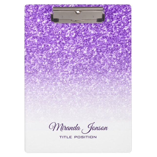 Glitter With Sparks Clipboard (Front)