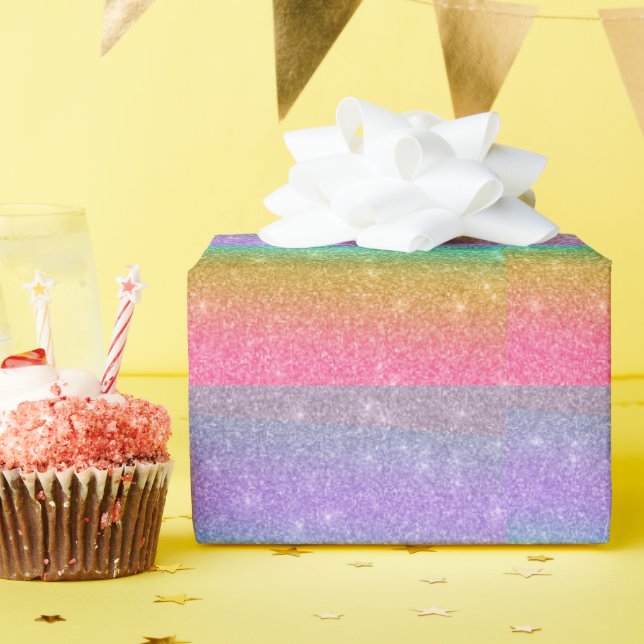 glitter wrapping paper (Birthday Party)