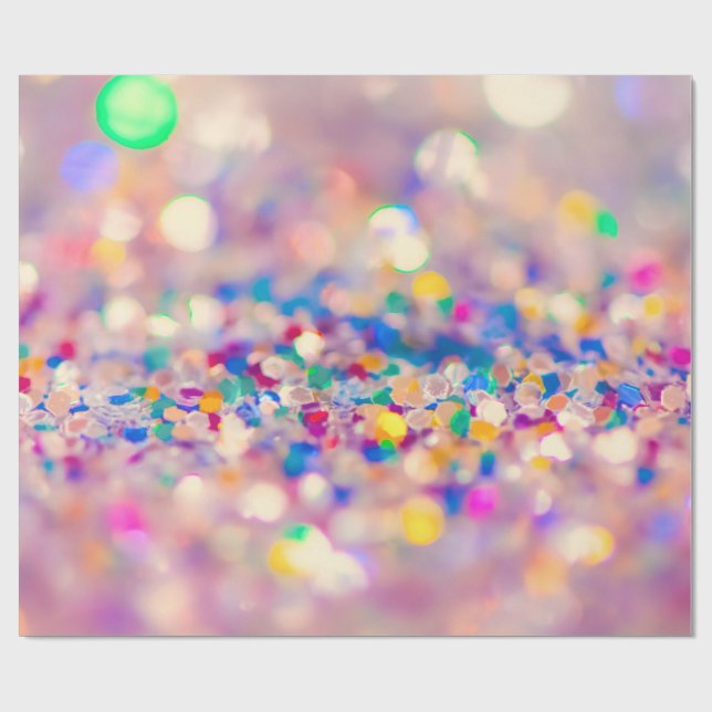 Glitter Wrapping Paper (Flat)