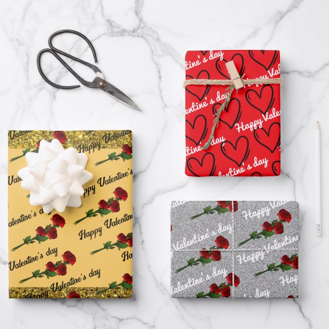 glitter  wrapping paper sheet (Front)